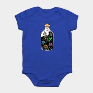 Sailing Space Illustration Baby Bodysuit